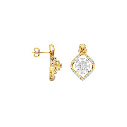Thea Diamond Earrings 18 KT / Yellow Gold
