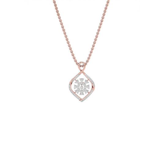 Thea Diamond Pendant 18 KT / Rose Gold