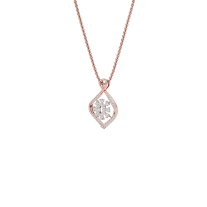 Thea Diamond Pendant 18 KT / Rose Gold