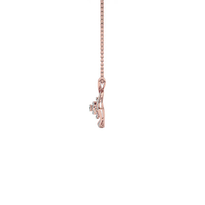 Thea Diamond Pendant 18 KT / Rose Gold
