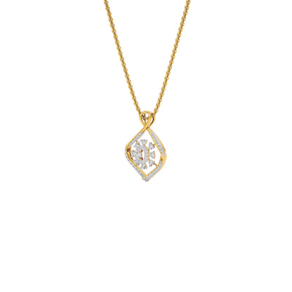 Thea Diamond Pendant 18 KT / Yellow Gold