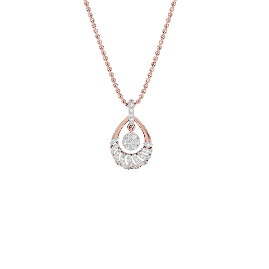 Daphne Diamond Pendant 18 KT / Rose Gold