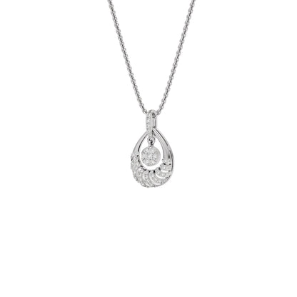 Daphne Diamond Pendant 18 KT / White Gold