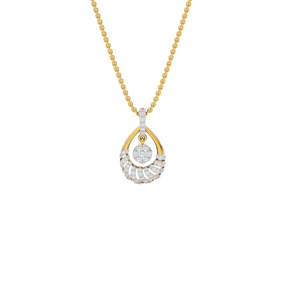 Daphne Diamond Pendant 18 KT / Yellow Gold