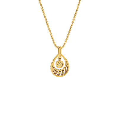 Daphne Diamond Pendant 18 KT / Yellow Gold
