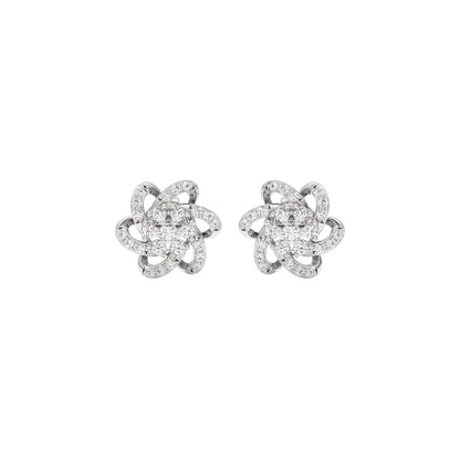 Noah Floral Diamond Earrings