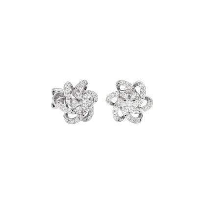 Noah Floral Diamond Earrings