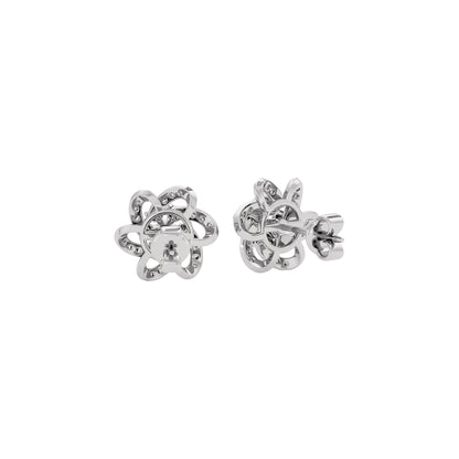 Noah Floral Diamond Earrings
