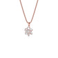Noah Floral Diamond Pendant 18 KT / Rose Gold