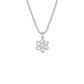 Noah Floral Diamond Pendant 18 KT / White Gold