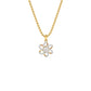 Noah Floral Diamond Pendant 18 KT / Yellow Gold