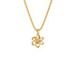 Noah Floral Diamond Pendant 18 KT / Yellow Gold