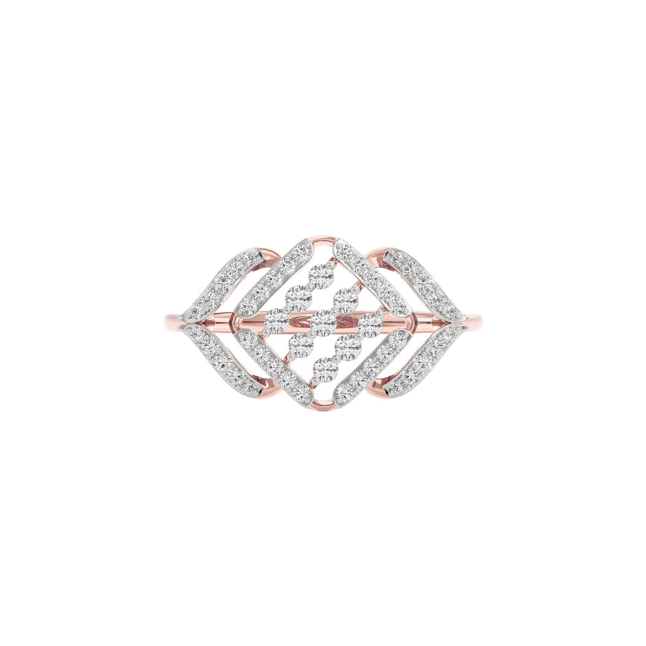 Aster Diamond Ring 18 KT / Rose Gold / 22