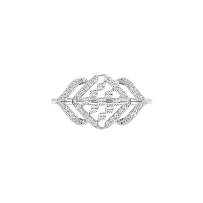 Aster Diamond Ring 18 KT / White Gold / 22