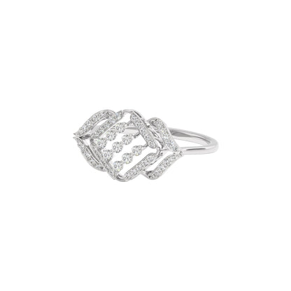 Aster Diamond Ring 18 KT / White Gold / 22