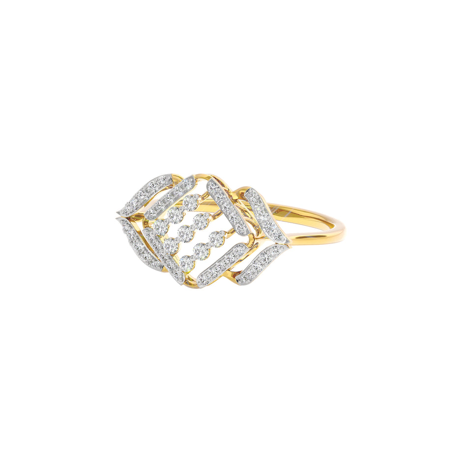 Aster Diamond Ring 18 KT / Yellow Gold / 22