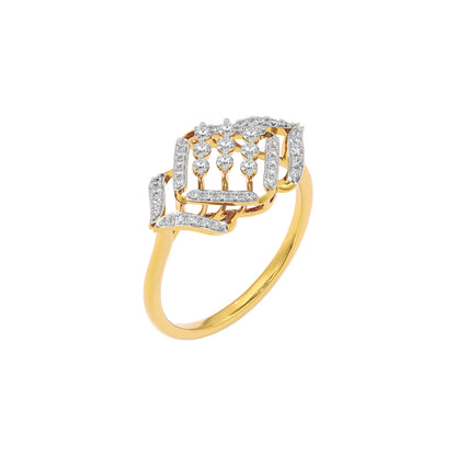 Aster Diamond Ring 18 KT / Yellow Gold / 22