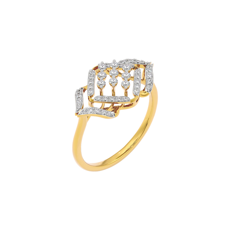 Aster Diamond Ring 18 KT / Yellow Gold / 22
