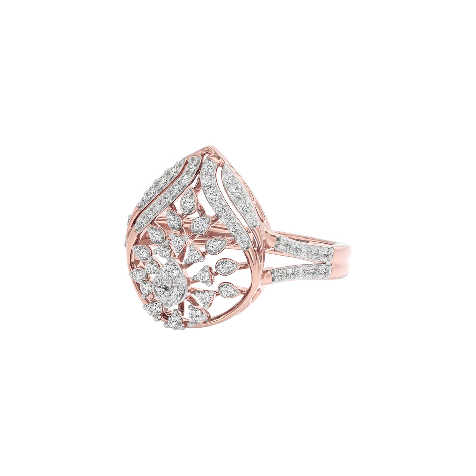 Estrella Diamond Ring 18 KT / Rose Gold / 22