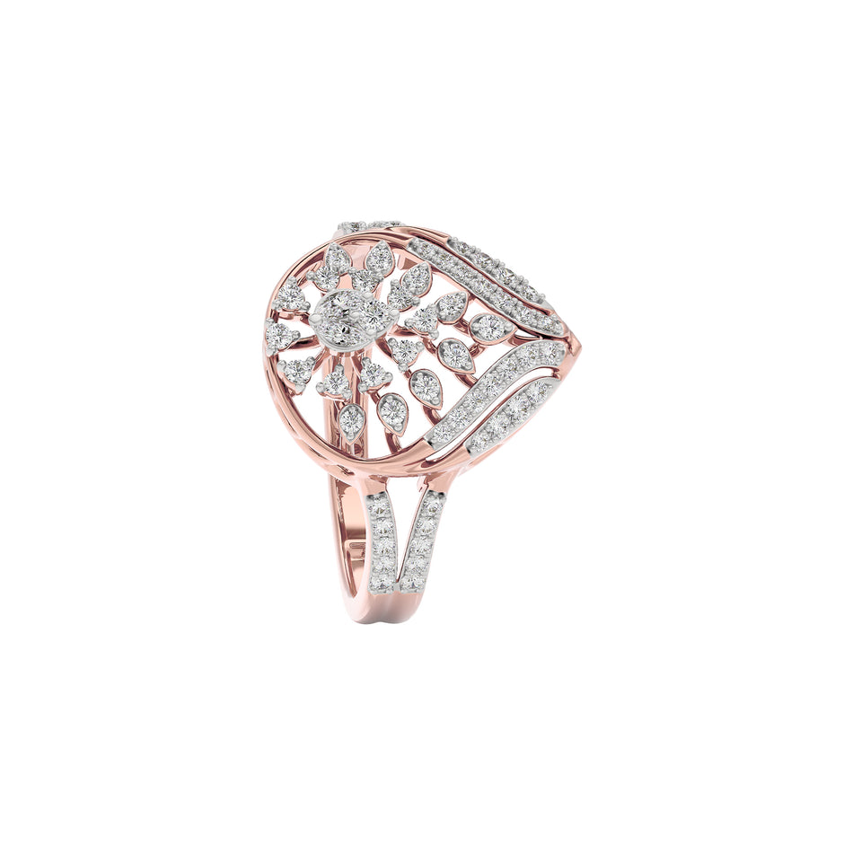 Estrella Diamond Ring 18 KT / Rose Gold / 22
