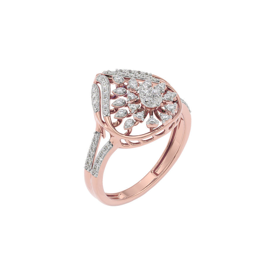 Estrella Diamond Ring 18 KT / Rose Gold / 22