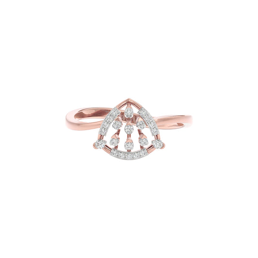 Seren Diamond Ring 18 KT / Rose Gold / 22