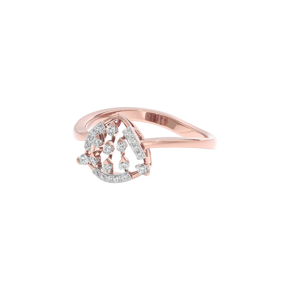 Seren Diamond Ring 18 KT / Rose Gold / 22