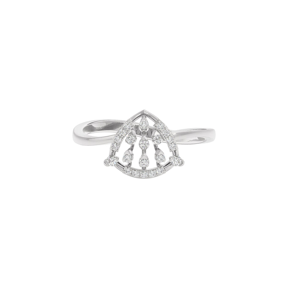 Seren Diamond Ring 18 KT / White Gold / 22