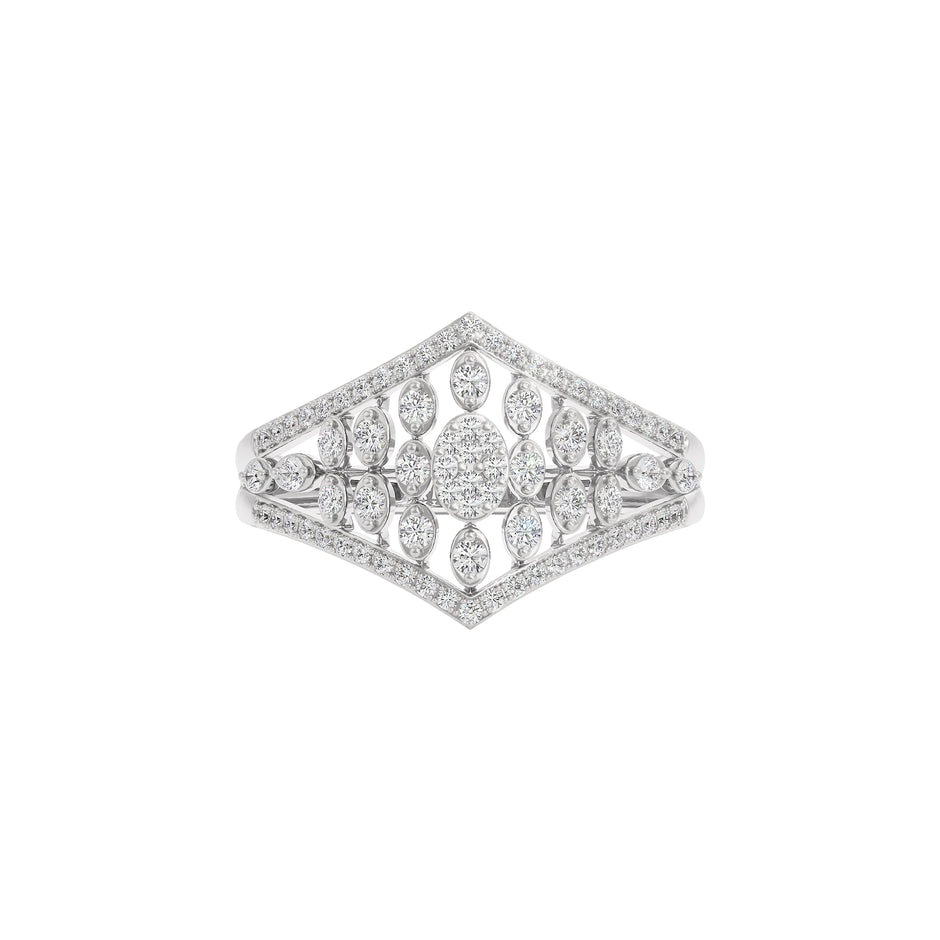 Danica Diamond Ring 18 KT / White Gold / 22
