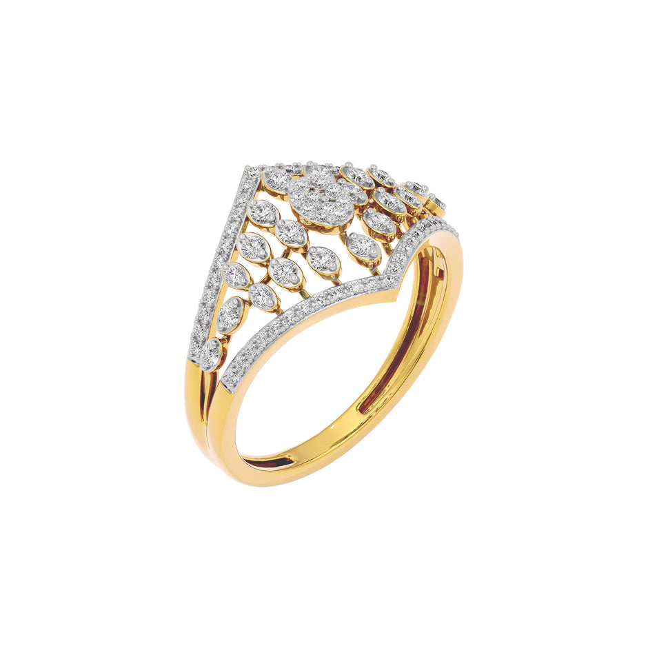 Danica Diamond Ring 18 KT / Yellow Gold / 22