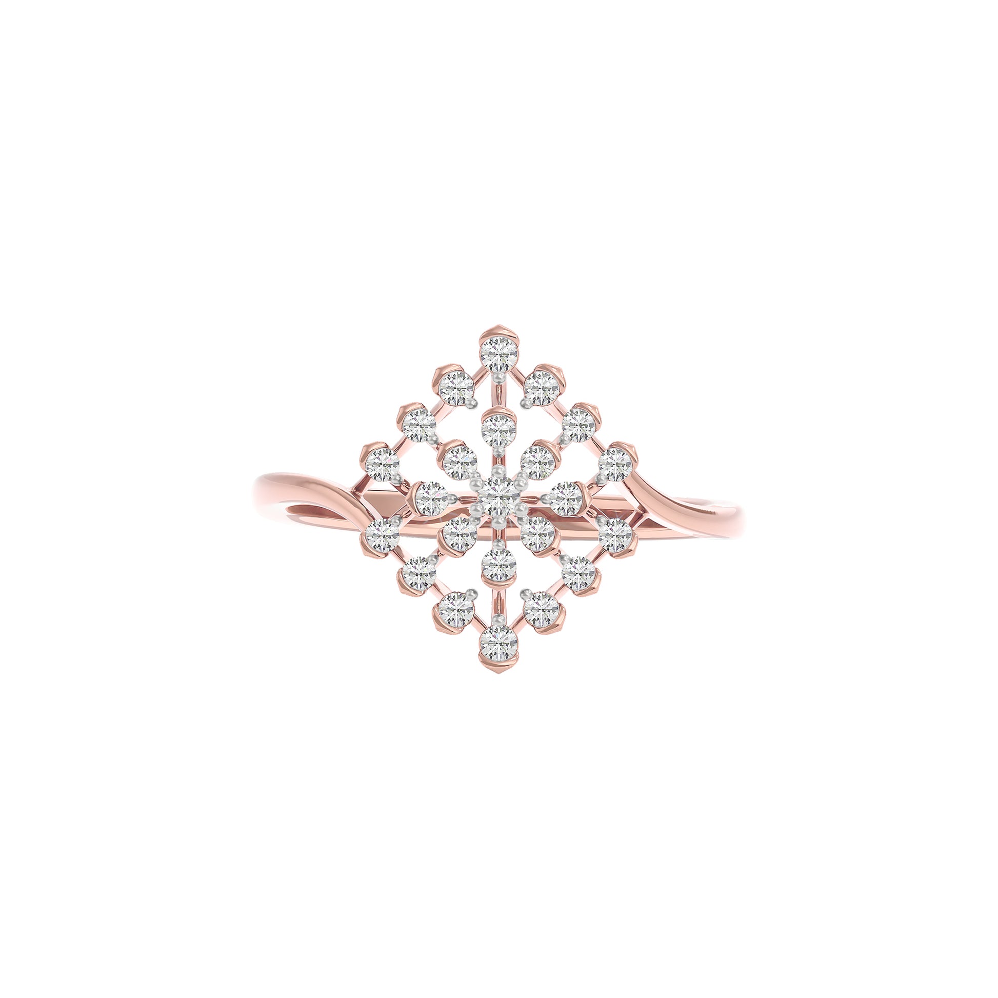 Aurora Diamond Ring 18 KT / Rose Gold / 22