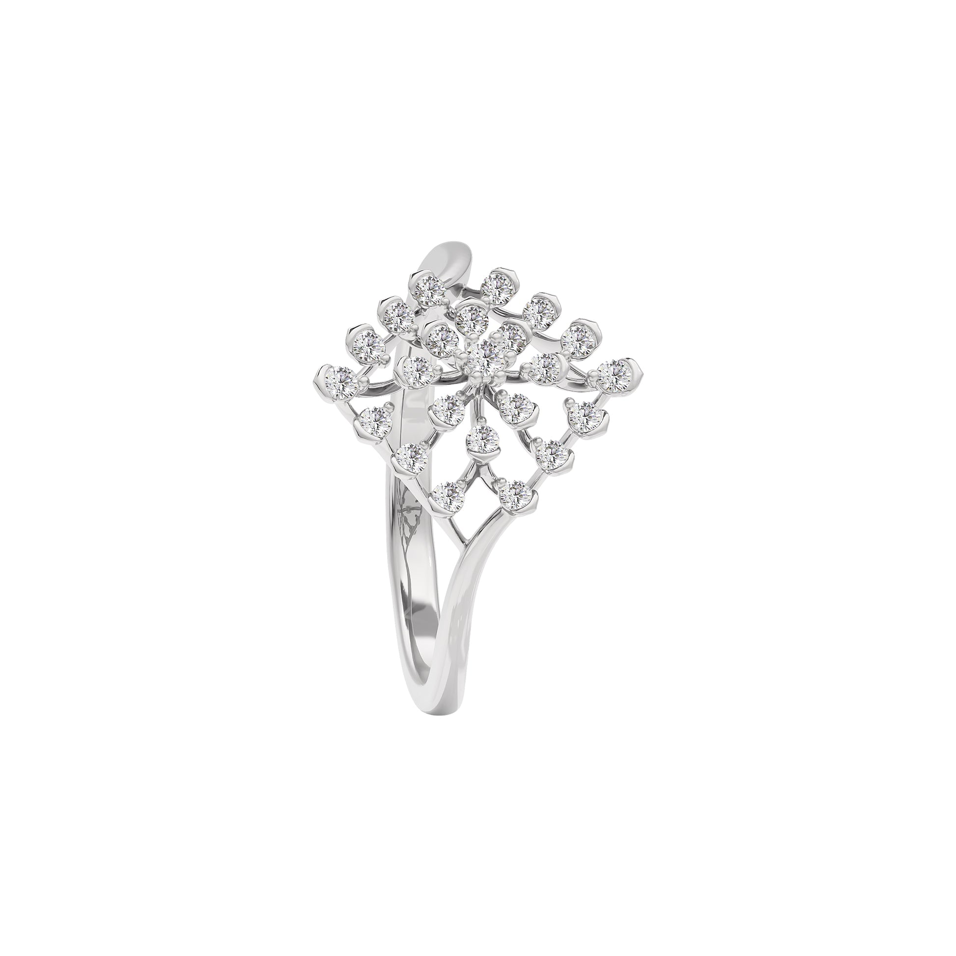 Aurora Diamond Ring 18 KT / White Gold / 22
