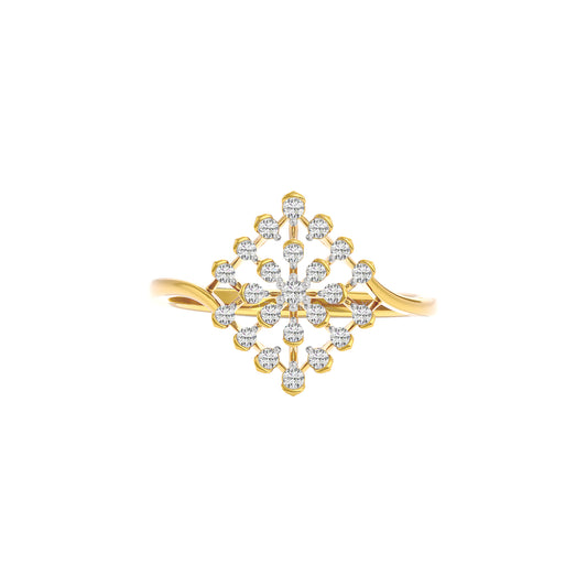 Aurora Diamond Ring 18 KT / Yellow Gold / 22