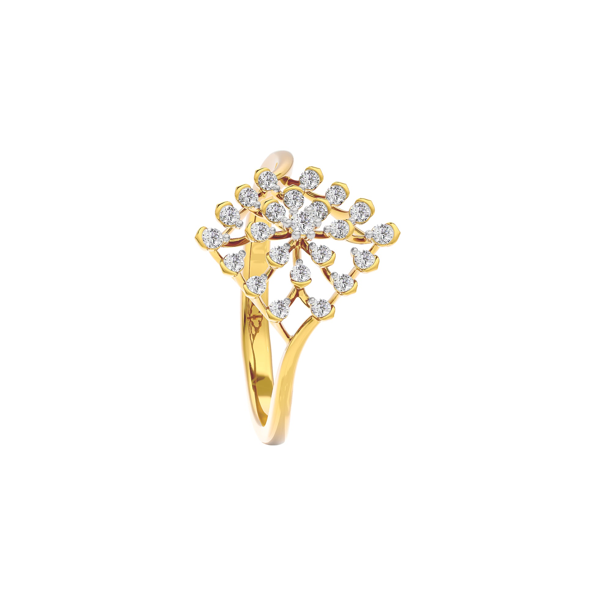 Aurora Diamond Ring 18 KT / Yellow Gold / 22