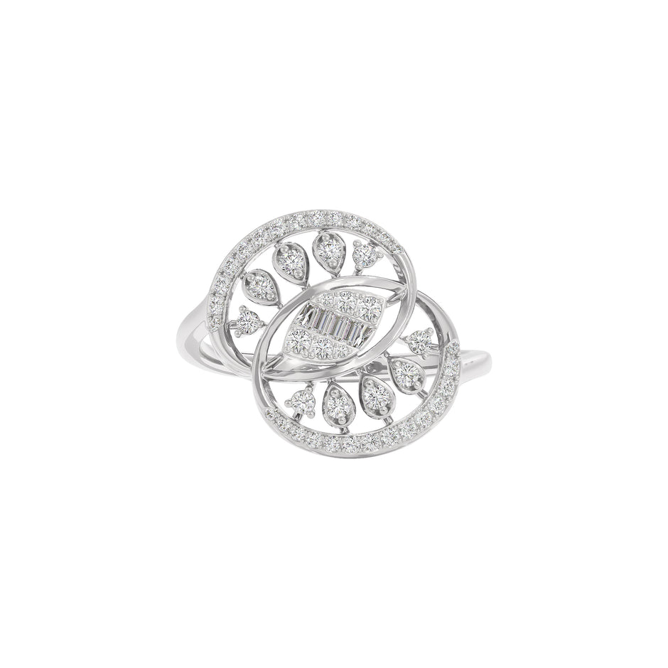 Aegle Diamond Ring 18 KT / White Gold / 22