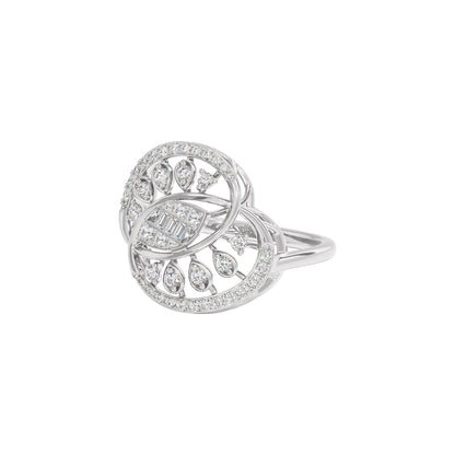 Aegle Diamond Ring 18 KT / White Gold / 22