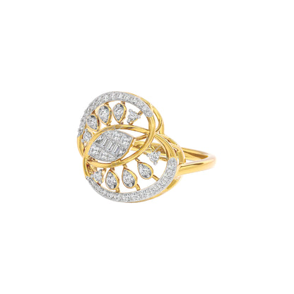Aegle Diamond Ring 18 KT / Yellow Gold / 22