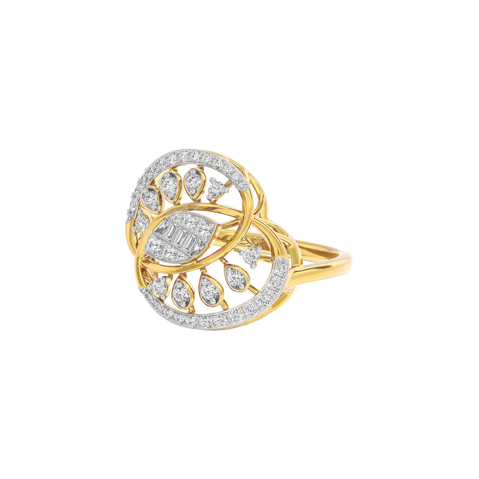 Aegle Diamond Ring 18 KT / Yellow Gold / 22