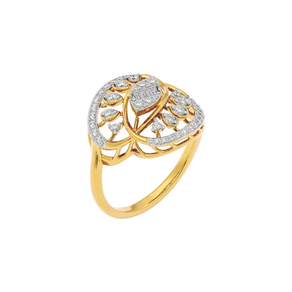 Aegle Diamond Ring 18 KT / Yellow Gold / 22