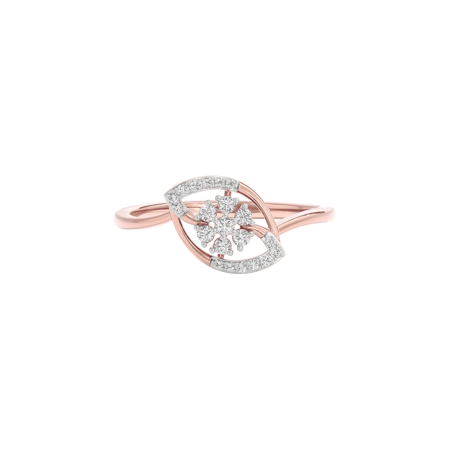 Iris Glow Diamond Ring 18 KT / Rose Gold / 22