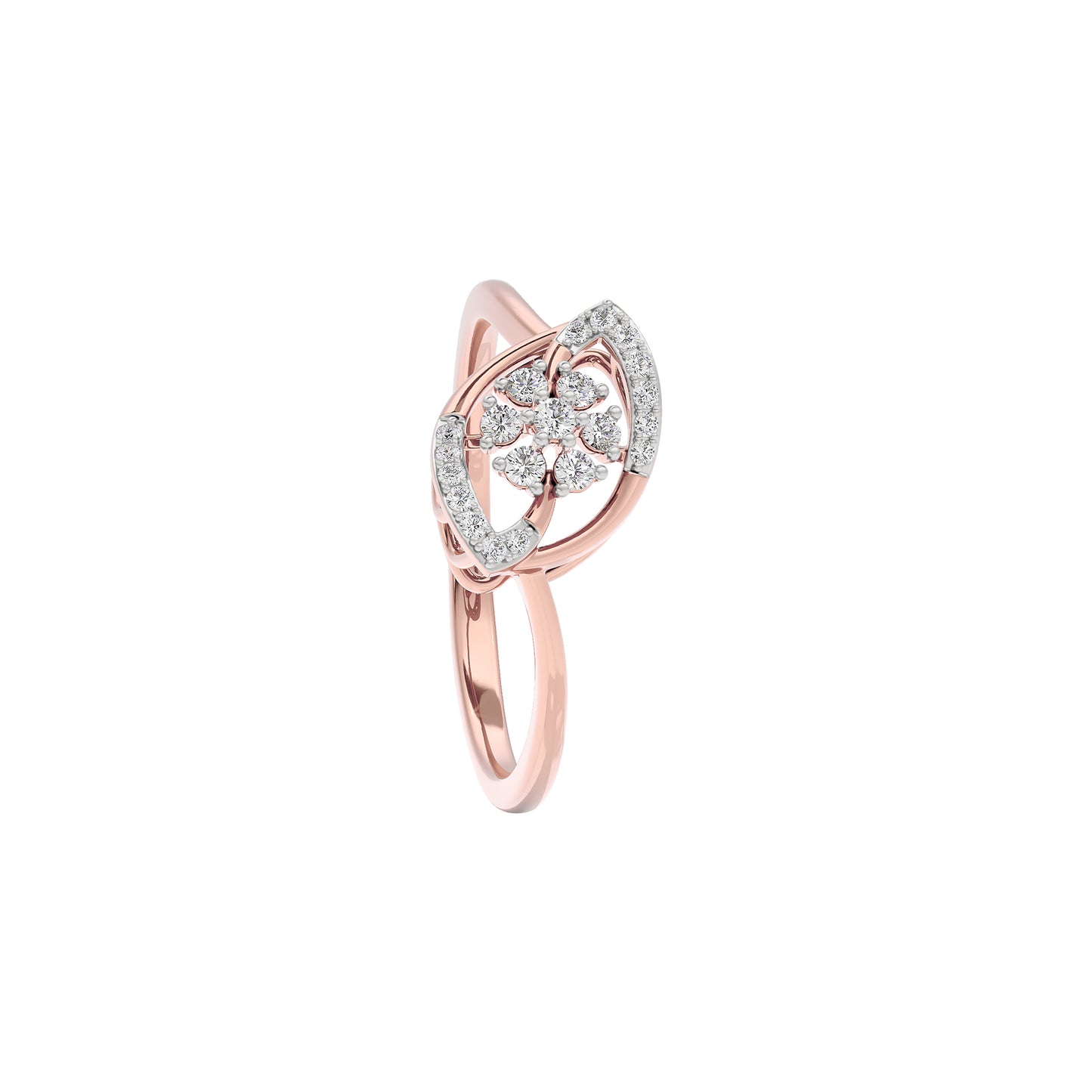 Iris Glow Diamond Ring 18 KT / Rose Gold / 22