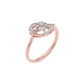 Iris Glow Diamond Ring 18 KT / Rose Gold / 22
