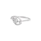 Iris Glow Diamond Ring 18 KT / White Gold / 22