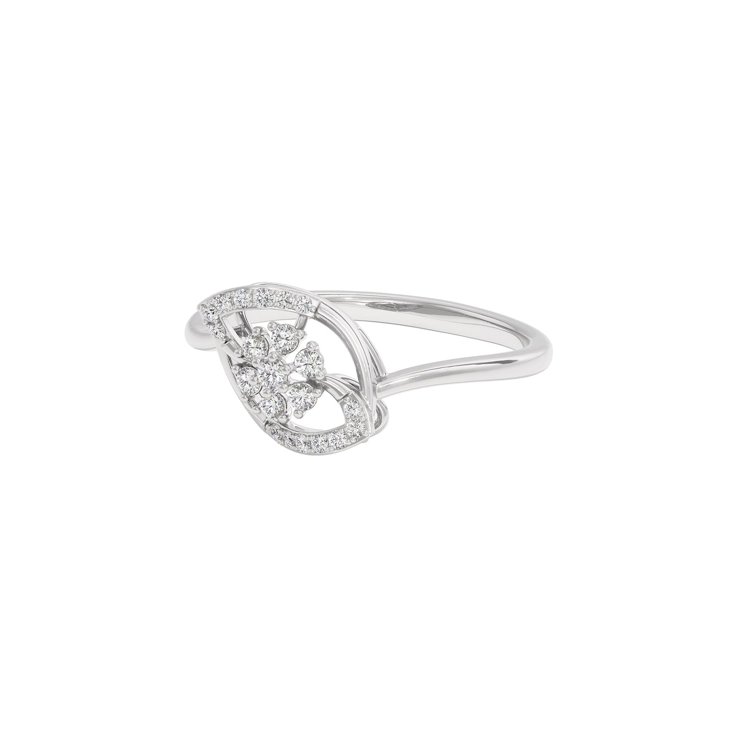 Iris Glow Diamond Ring 18 KT / White Gold / 22