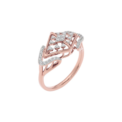 Elektra Diamond Ring 18 KT / Rose Gold / 22