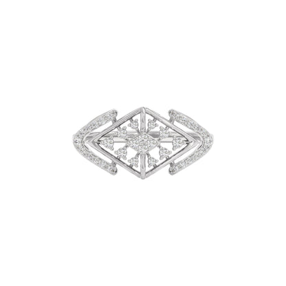 Elektra Diamond Ring 18 KT / White Gold / 22