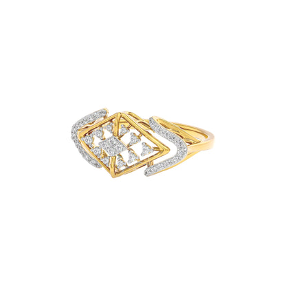 Elektra Diamond Ring 18 KT / Yellow Gold / 22