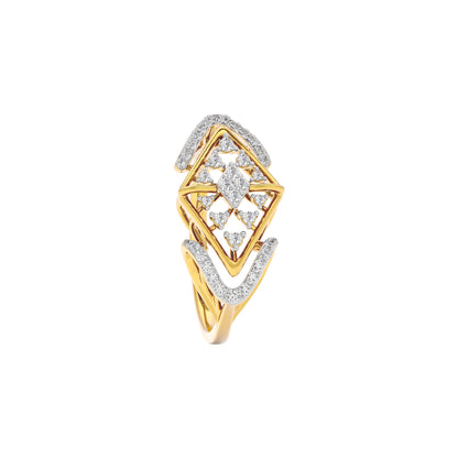 Elektra Diamond Ring 18 KT / Yellow Gold / 22