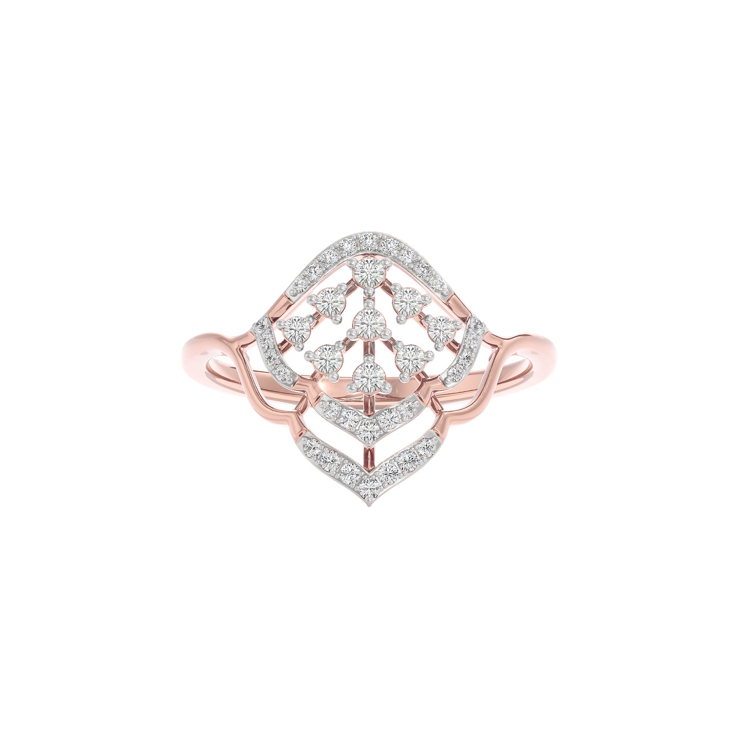 Chloe Diamond Ring 18 KT / Rose Gold / 22