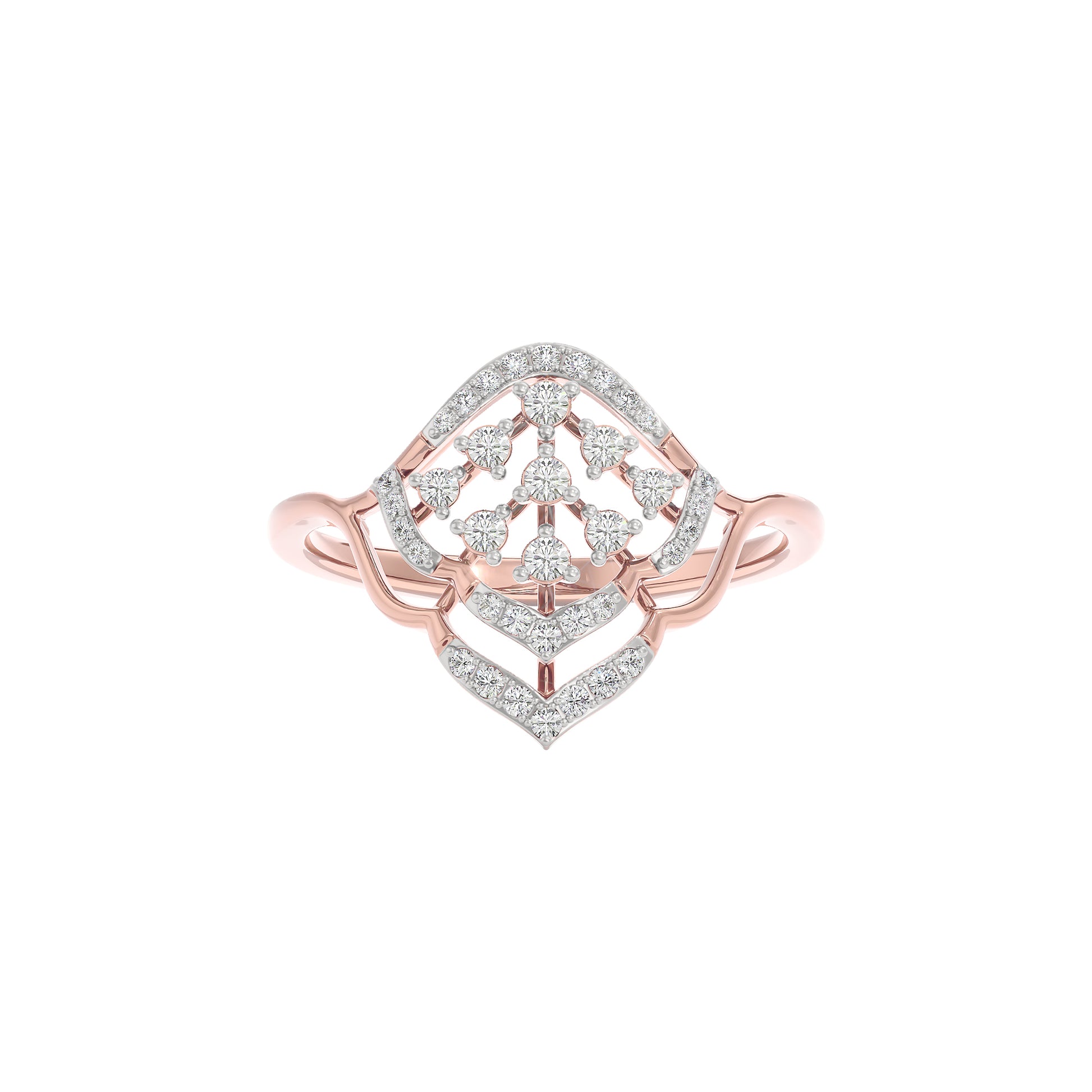 Chloe Diamond Ring 18 KT / Rose Gold / 22